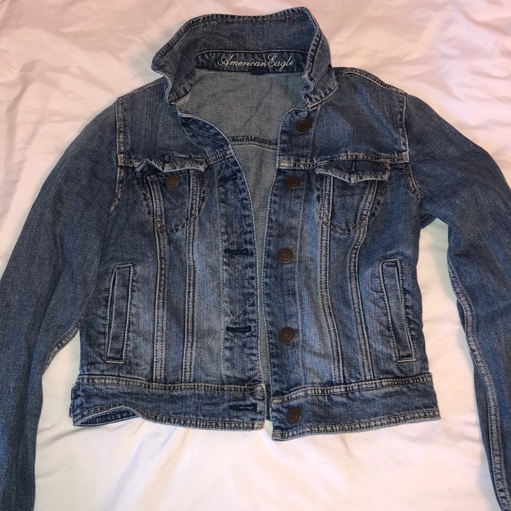 American Eagle blue jean jacket